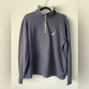 Nautica Navy Blue Half-zip Men’s Sweater